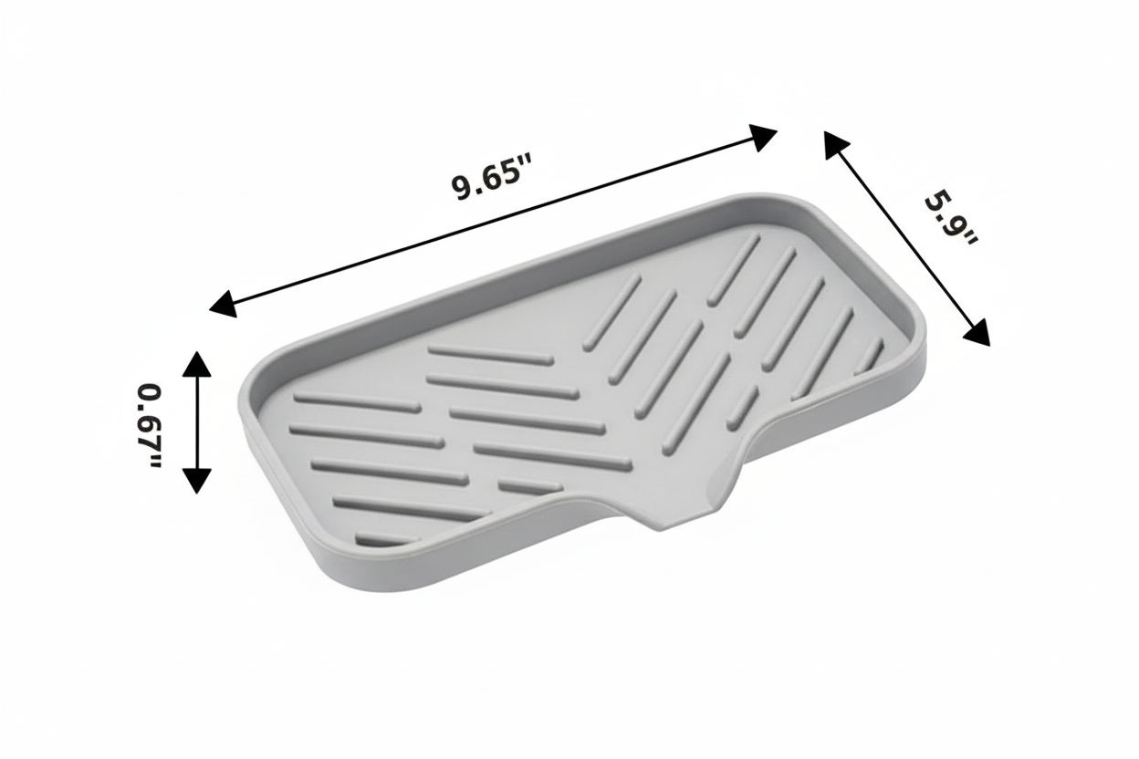 Kitchen Sink Silicone Drain Tray