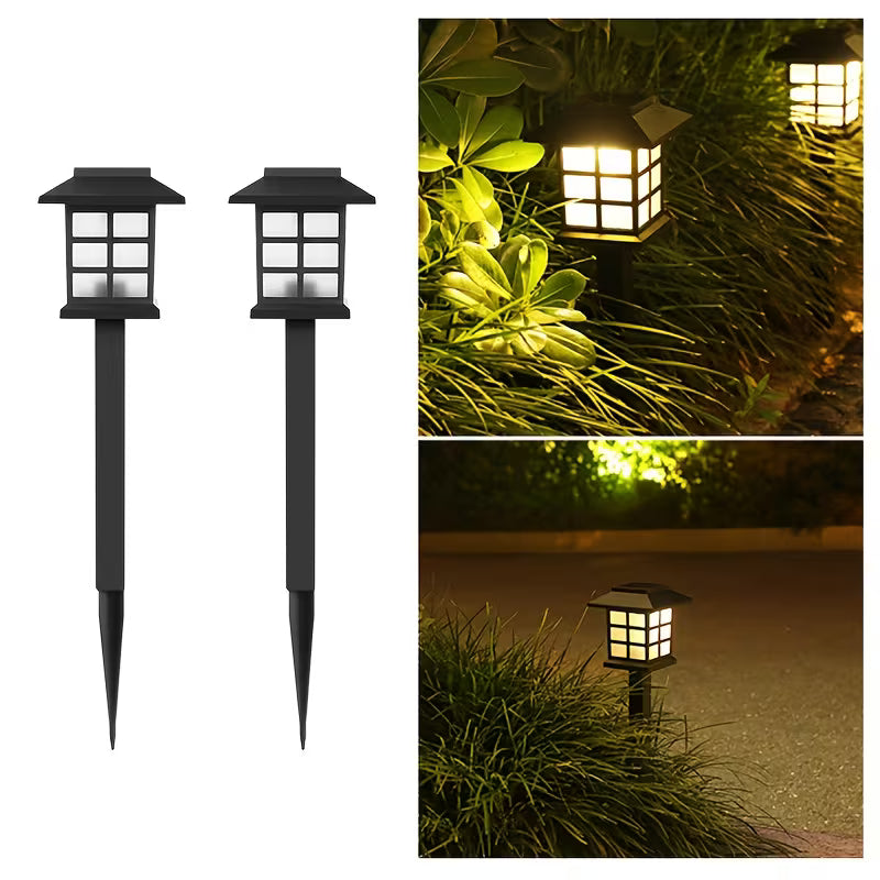 Bloomfield Solar Garden Lanterns – Soft Pathway Glow (2-Pack)