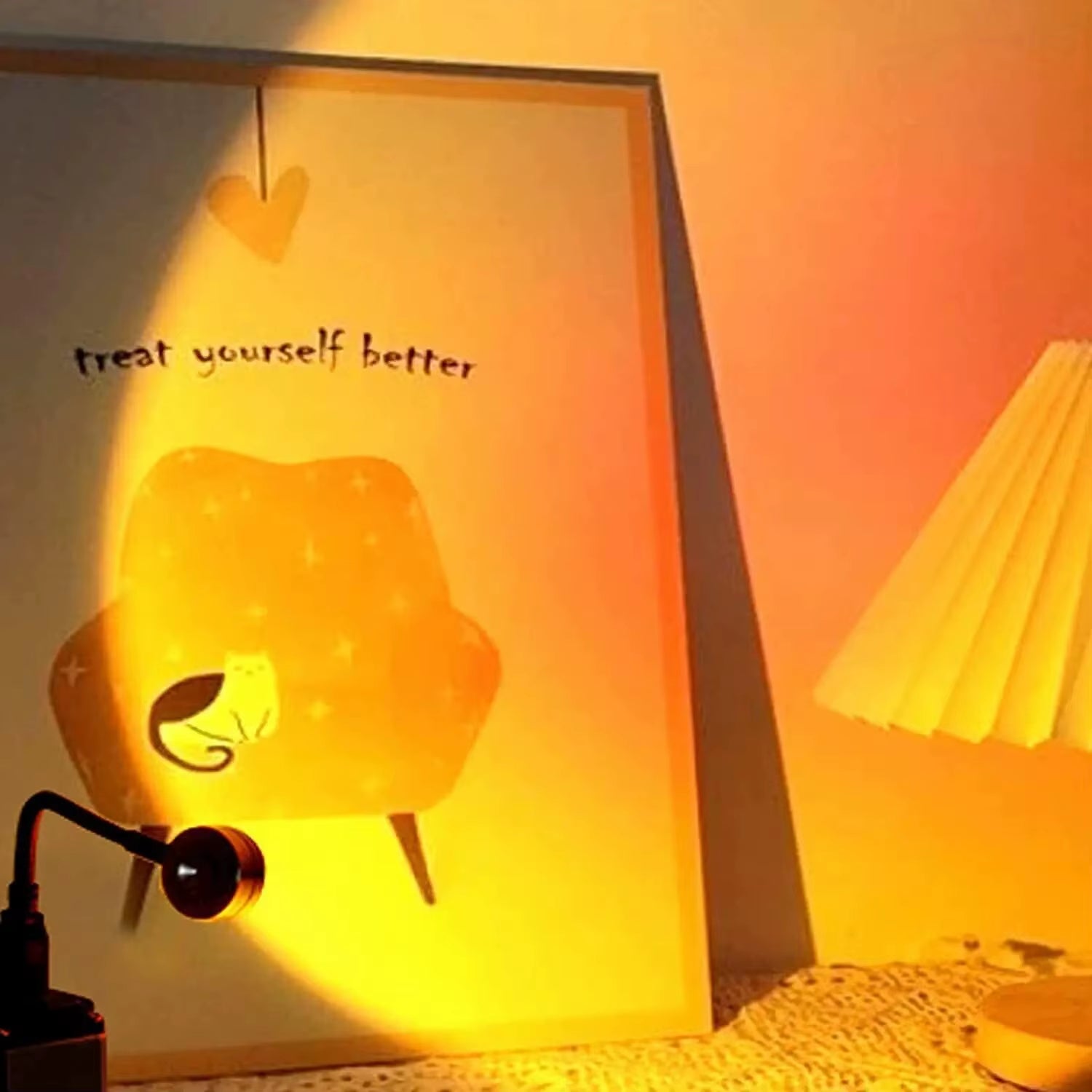 Sunset Glow Lamp – USB Ambient Projection Light