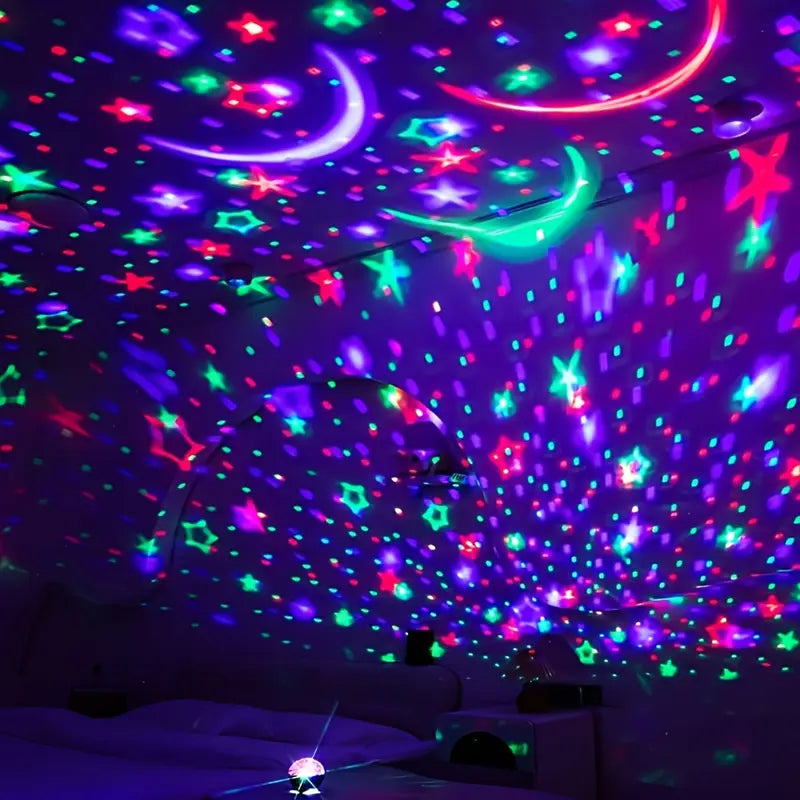 LED Ocean Wave Starry Sky Projector Lamp