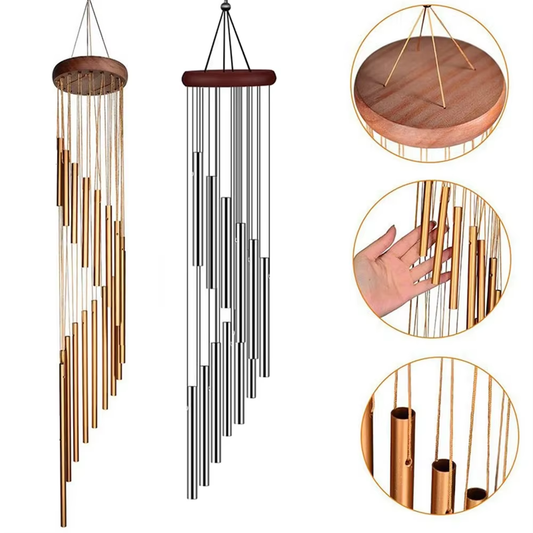 Serenity Aluminum Wind Chime – Modern Outdoor Hanging Decor