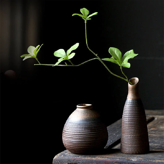 Rustic Ceramic Bud Vase