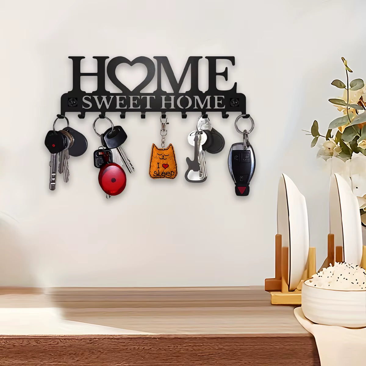 Home Sweet Home Wall Key Holder