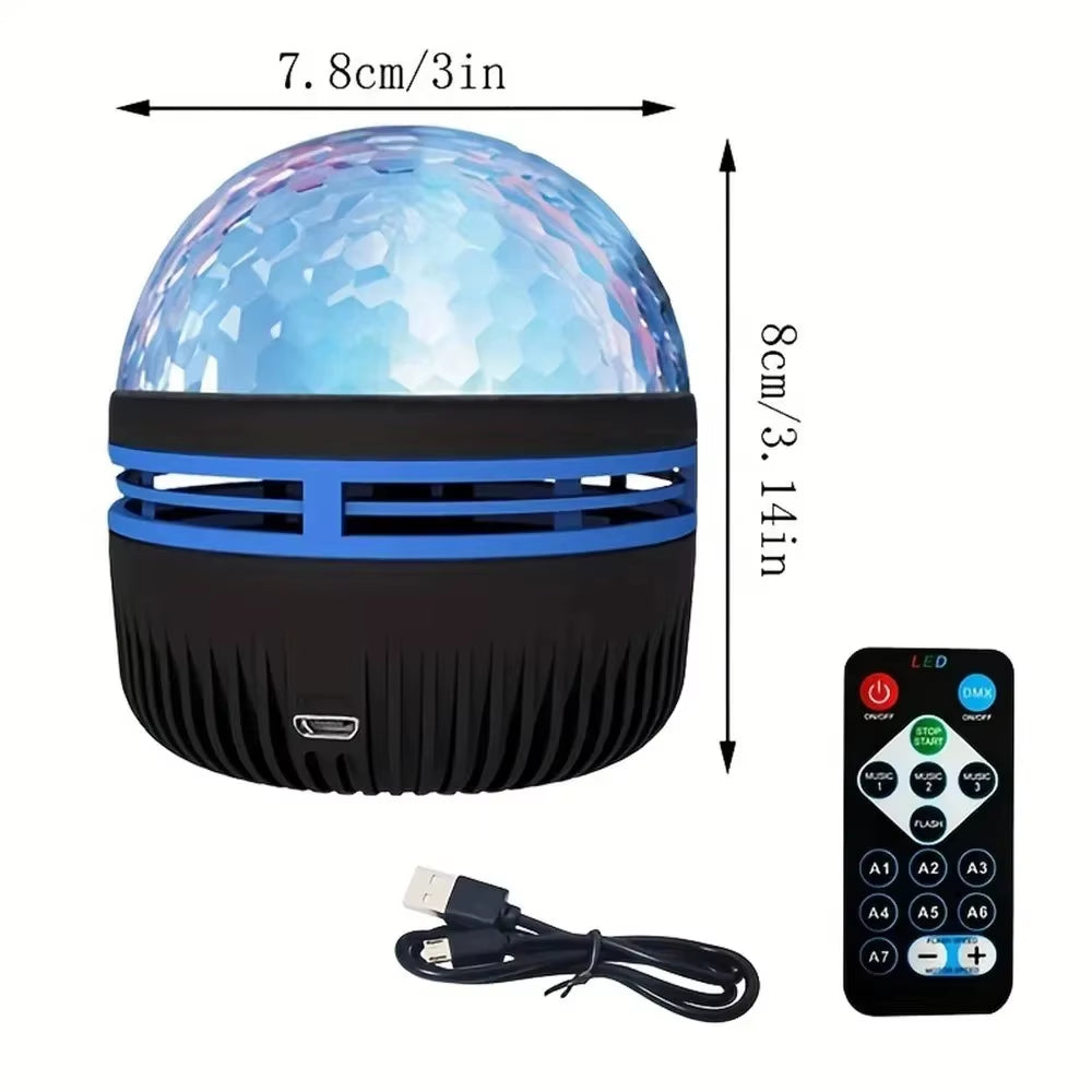 LED Ocean Wave Starry Sky Projector Lamp